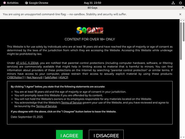 80gays Free Trial Link
