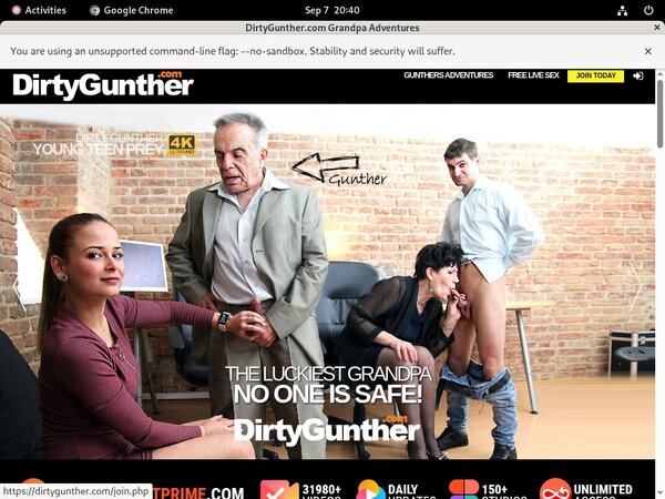 Account Free Dirty Gunther