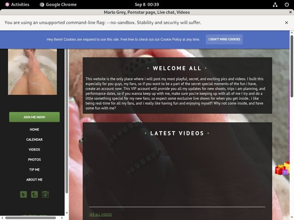 Accounts Marlogrey.modelcentro.com