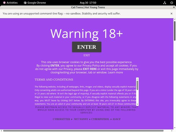 Caliteens Free Logins