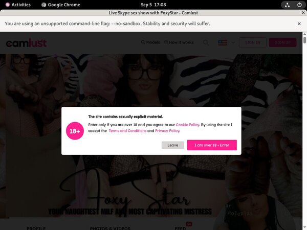 Camlust.com Promo Trial