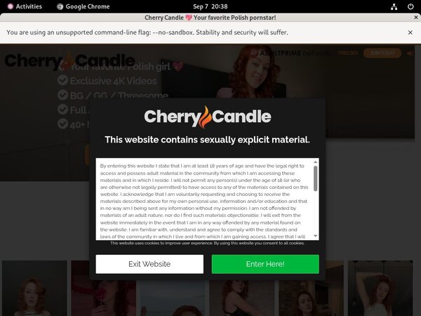 Cherry-candle.com Clip Cash