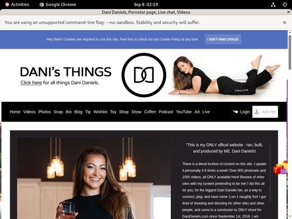 Dani Daniels Account 2015