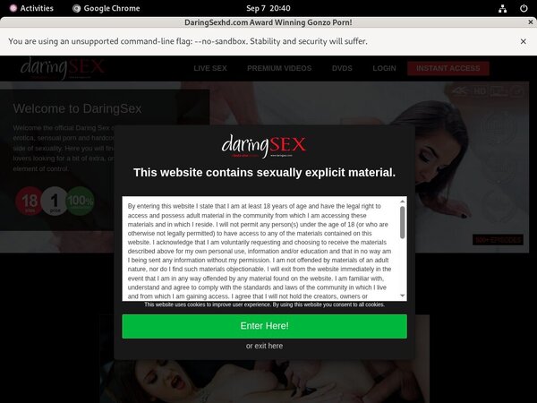 Daring Sex Web