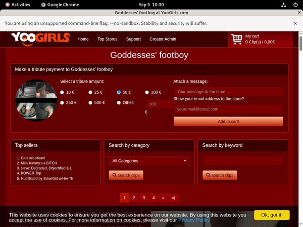 Footboy Goddesses Premium Account Footboy Goddesses Premium Account