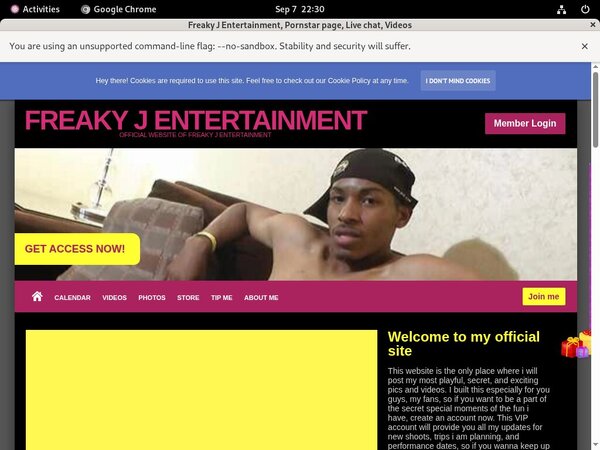 Freaky J Entertainment Offer Paypal