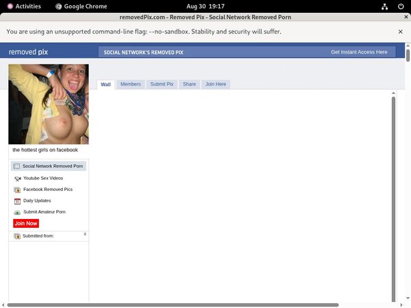Free Removed Pix Trial Memberships