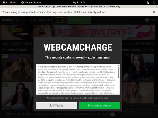 How To Get A Free Webcamcharge.com Account
