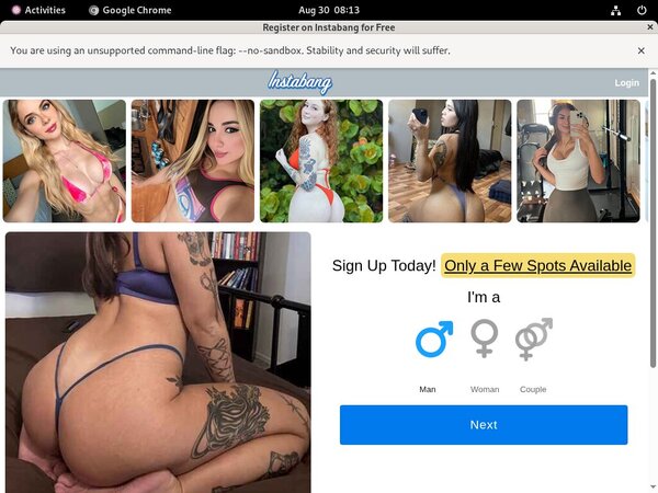 Instabang Discount Page