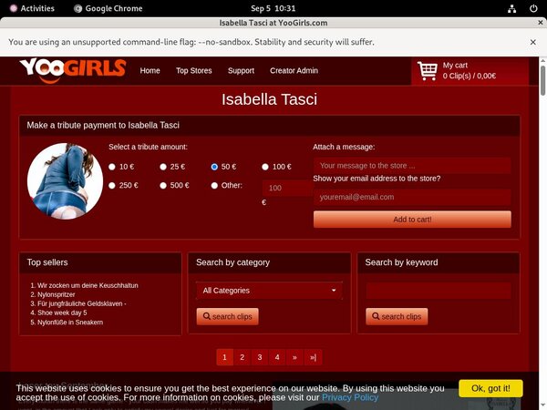 Isabella Tasci Accounts Daily