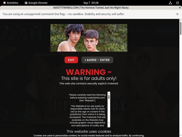 Nastytwinks.com Paypal Sign Up