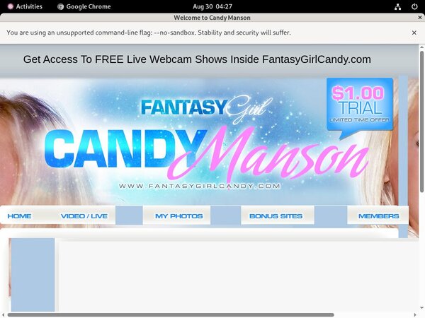 New Fantasygirlcandy.com Discount Code