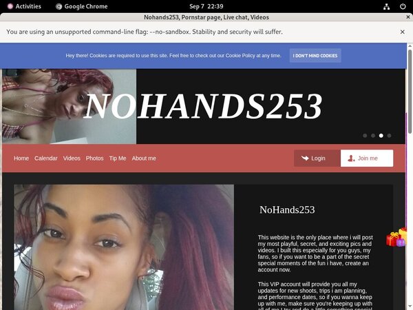 Nohands253 Using Discount