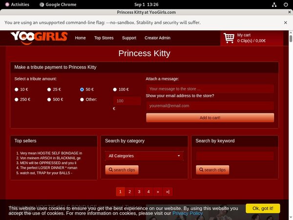 PrincessKitty Freies Konto