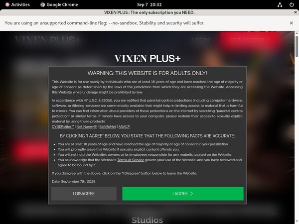 Register Vixen Plus