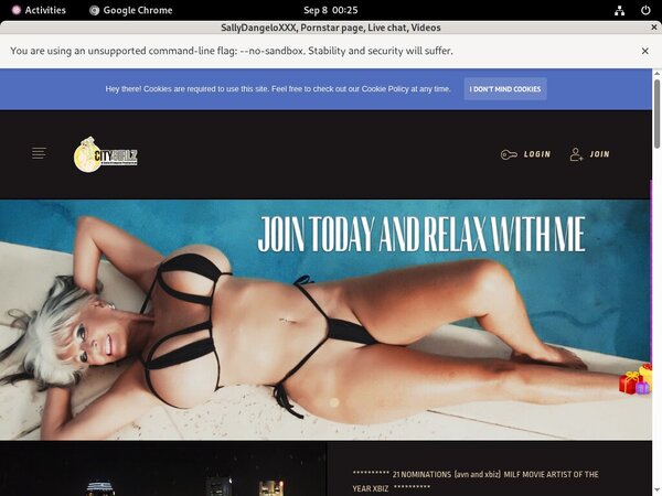 SallyDangeloXXX Password