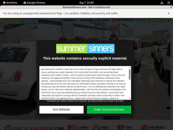 Summersinners Free App
