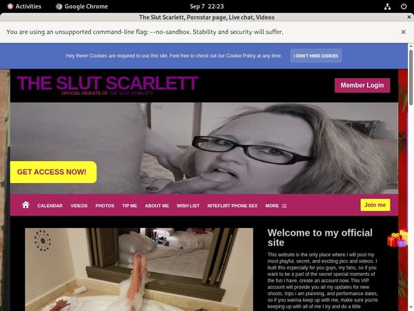 The Slut Scarlett Free Trial Subscription