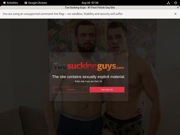 Toesuckingguys Gay Porn