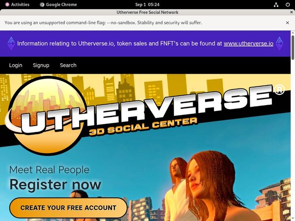 Utherverse.com Updates