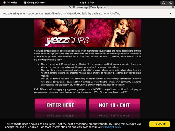 Yezzclips.com Day Trial Membership
