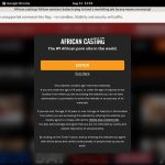 Africancasting Logon
