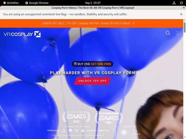 VR Cosplay X Pay Using