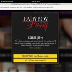 Ladyboypussy.com With No Credit Card